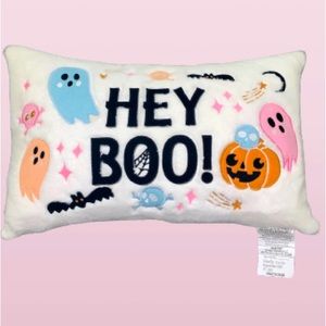 Halloween Pastel Ghost Pumpkin Hey Boo Soft Accent Pillow 2023 TikTok